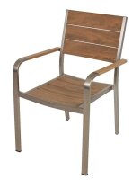 Garden Pleasure Sitzgruppe FLORENCE, silber Kunststoff, Metall, 7-teilig