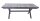 Garden Pleasure Gartentisch RANA grau rechteckig 100,0 x 200,0 / 260,0 x 77,0 cm  ( 305446 )