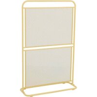 Outdoor Sichtschutz-Stellwand Divido gelb 80,0 x 124,0 cm