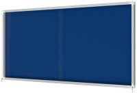 nobo Schaukasten silber 27x DIN A4 200,0 x 6,3 x 97,0 cm,...