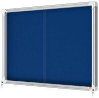 nobo Schaukasten silber 8x DIN A4 92,5 x 6,3 x 66,8 cm, 1 St.