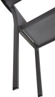 Garden Pleasure Sitzgruppe DAVINA, anthrazit Kunststoff, Metall, 7-teilig
