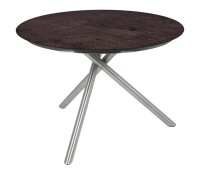 Garden Pleasure Gartentisch SOPHIA pfefferschwarz rund...