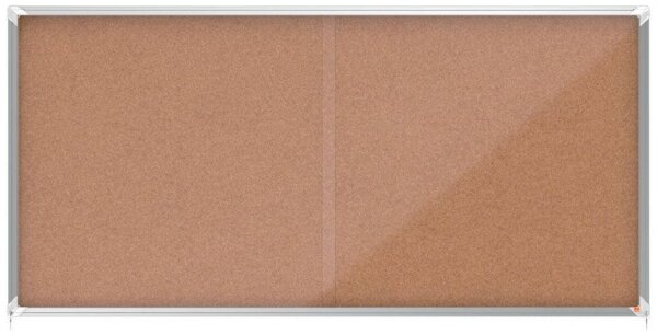 nobo Schaukasten silber 27x DIN A4 200,0 x 6,3 x 97,0 cm, 1 St.