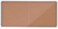 nobo Schaukasten silber 27x DIN A4 200,0 x 6,3 x 97,0 cm,...
