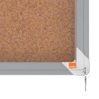 nobo Schaukasten silber 27x DIN A4 200,0 x 6,3 x 97,0 cm, 1 St.