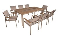 Garden Pleasure Sitzgruppe FLORENCE, silber Kunststoff,...