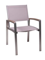 Garden Pleasure Sitzgruppe FLORENCE, silber Kunststoff, Metall, 9-teilig