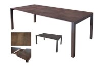 Garden Pleasure Sitzgruppe SOPHIA, pfefferschwarz Kunststoff, Metall, 9-teilig