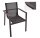 Garden Pleasure Sitzgruppe SOPHIA, pfefferschwarz Kunststoff, Metall, 9-teilig