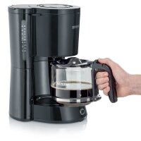 SEVERIN KA 4815 Type Kaffeemaschine schwarz, 10 Tassen