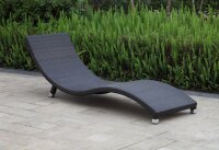Garden Pleasure Sonnenliegen CARACAS braun Aluminium 2...