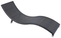 Garden Pleasure Sonnenliegen CARACAS braun Aluminium 2 St.  ( 970139-2 )