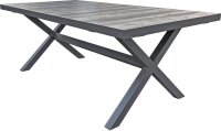 Garden Pleasure Gartentisch RANA grau rechteckig 100,0 x...