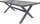 Garden Pleasure Gartentisch RANA grau rechteckig 100,0 x 202,0 x 75,0 cm