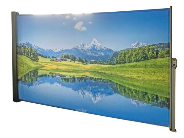 Garden Pleasure Seitenmarkise Bergsee mehrfarbig 160,0 x 300,0 cm
