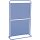Outdoor Sichtschutz-Stellwand Divido blau 80,0 x 124,0 cm