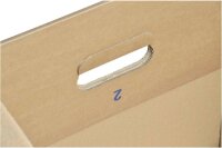 tidyPac® Umzugskartons Bücher-Box 300 x 580 x 345 mm, 5 St.