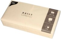PAPSTAR Servietten Daily Collection champagner 2-lagig 24,0 x 24,0 cm, 150 St.