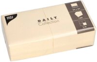 PAPSTAR Servietten Daily Collection champagner 2-lagig 24,0 x 24,0 cm, 150 St.