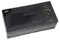 PAPSTAR Servietten Daily Collection schwarz 2-lagig 24,0...