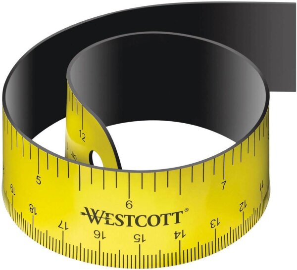 WESTCOTT Lineal 30,0 cm, gelb