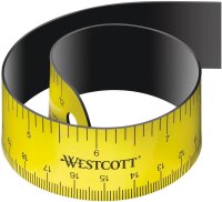 WESTCOTT Lineal 30,0 cm, gelb