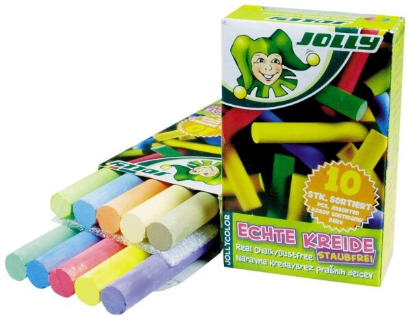 JOLLY Kreide farbsortiert 10 St.  ( 8300-0003A )