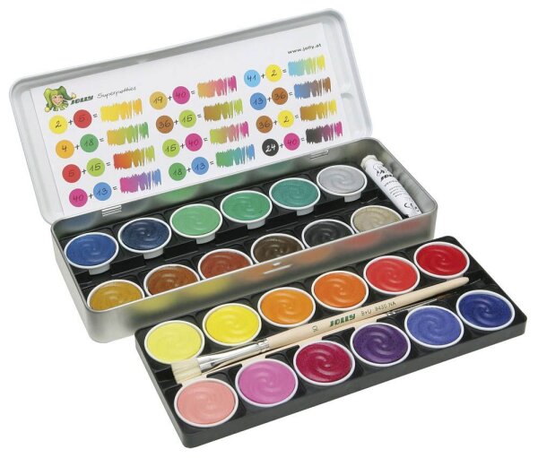 JOLLY SUPERTABS Wasserfarbkasten 24 Farben