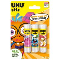 UHU MONSTER Klebestifte 8,2 g, 3 St.