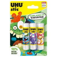 UHU MONSTER Klebestifte 8,2 g, 3 St.