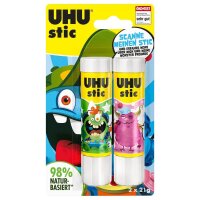 UHU MONSTER Klebestifte 21,0 g, 2 St.