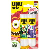 UHU MONSTER Klebestifte 21,0 g, 2 St.