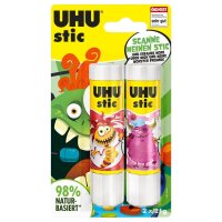 UHU MONSTER Klebestifte 21,0 g, 2 St.