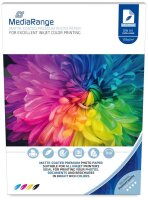MediaRange Fotopapier MRINK116 DIN A4 matt 105 g/qm 100...