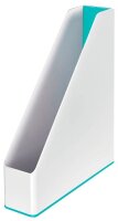 LEITZ Stehsammler WOW Duo Colour 53621051 perlweiß/eisblau Kunststoff, DIN A4, 1 St.