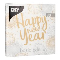 PAPSTAR Servietten Happy New Year 30 St.