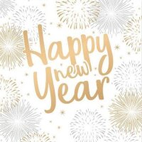 PAPSTAR Servietten Happy New Year 30 St.