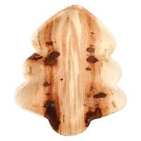 PAPSTAR Palmblatt-Teller pure natur 21,2 x 24,3 cm, 6 St.