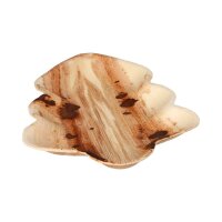 PAPSTAR Palmblatt-Teller pure natur 21,2 x 24,3 cm, 6 St.