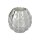 STARPAK Kugelkerze Pine Cone silber, 1 St.