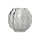 STARPAK Kugelkerze Pine Cone silber, 1 St.