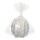 STARPAK Kugelkerze Pine Cone silber, 1 St.