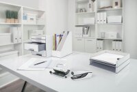 LEITZ Briefablage WOW Duo Colour perlweiß/grau DIN A4, 1 St.