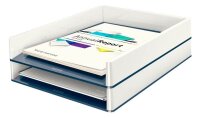 LEITZ Briefablage WOW Duo Colour perlweiß/grau DIN A4, 1 St.