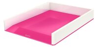 LEITZ Briefablage WOW Duo Colour perlweiß/pink DIN...