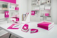 LEITZ Briefablage WOW Duo Colour perlweiß/pink DIN A4, 1 St.