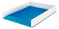 LEITZ Briefablage WOW Duo Colour perlweiß/blau DIN...