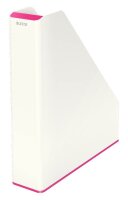 LEITZ Stehsammler WOW Duo Colour 53621023 perlweiß/pink Kunststoff, DIN A4, 1 St.