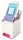 LEITZ Stiftehalter WOW Duo Colour perlweiß/pink Polystyrol 2 Fächer 9,0 x 10,1 x 10,0 cm